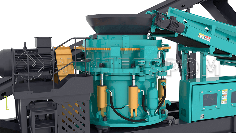 Wheel-mounted Cone Crusher