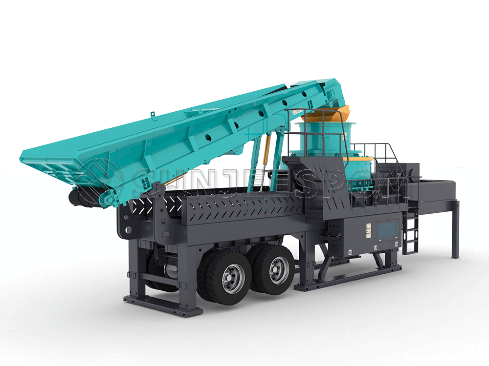Whee-mounted Sand-making plant