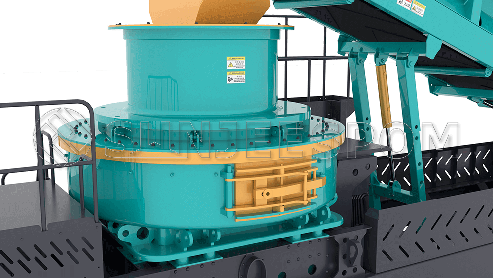Whee-mounted Sand-making plant