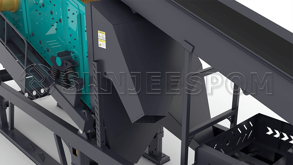 Wheel-mounted Screening Plant