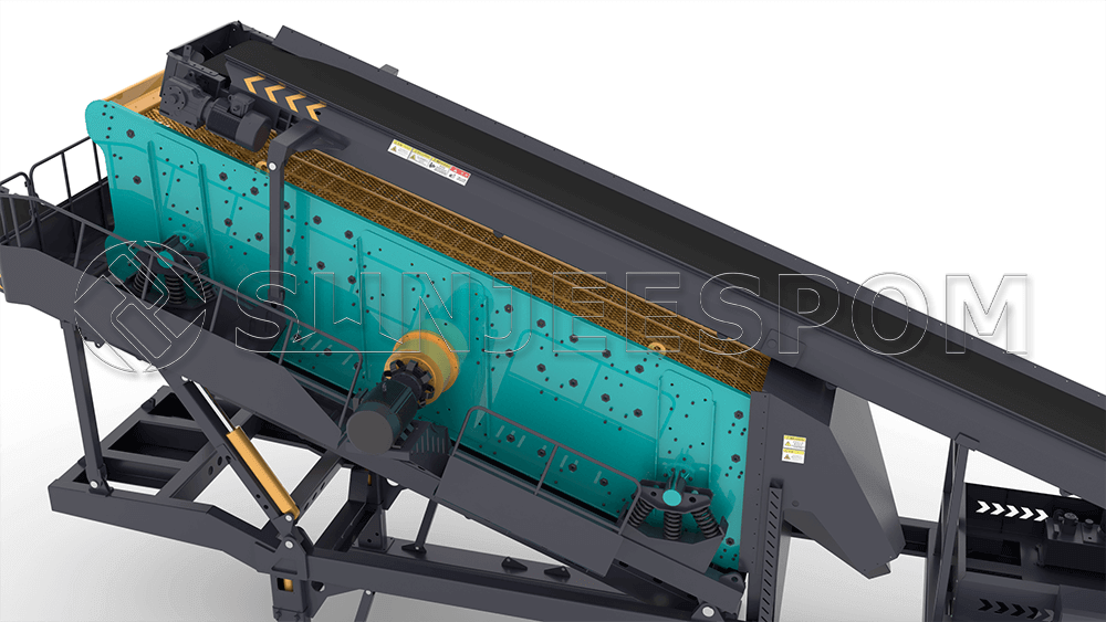 Wheel-mounted Screening Plant