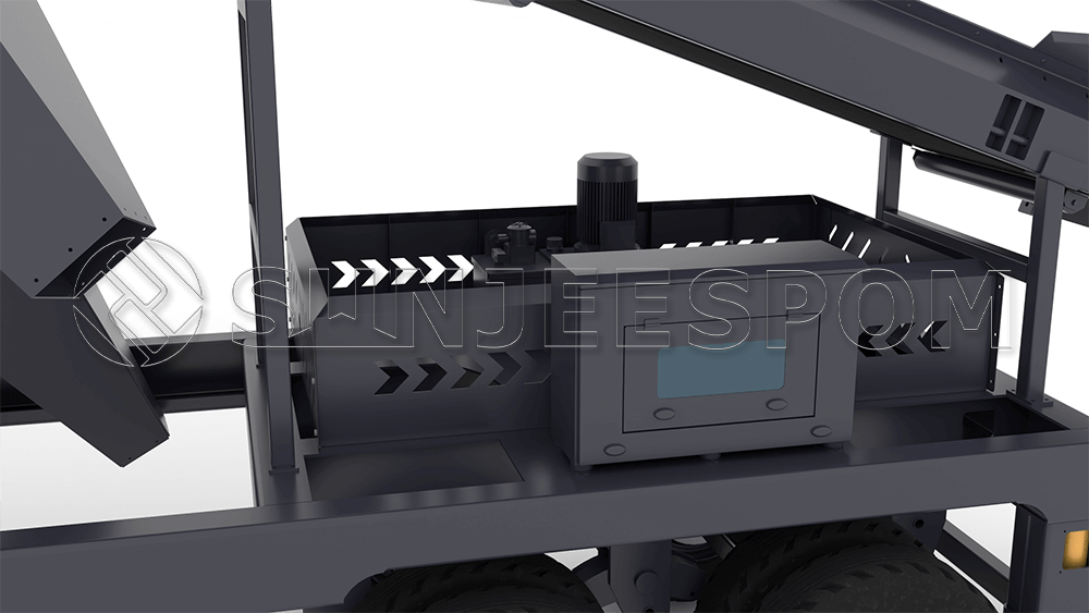 Wheel-mounted Screening Plant