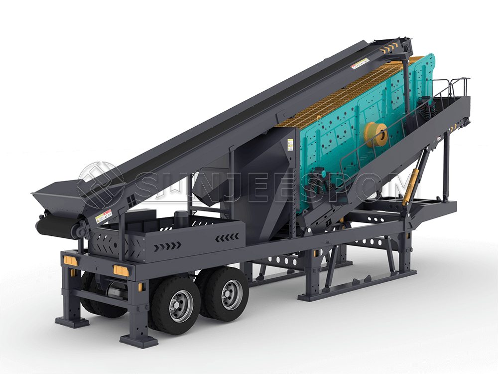 Wheel-mounted Screening Plant