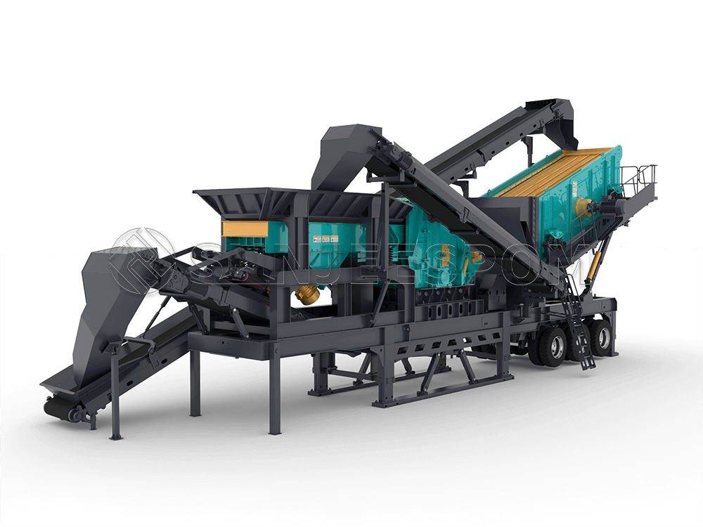 Wheel-mounted 3-in-1 Crusher Plant