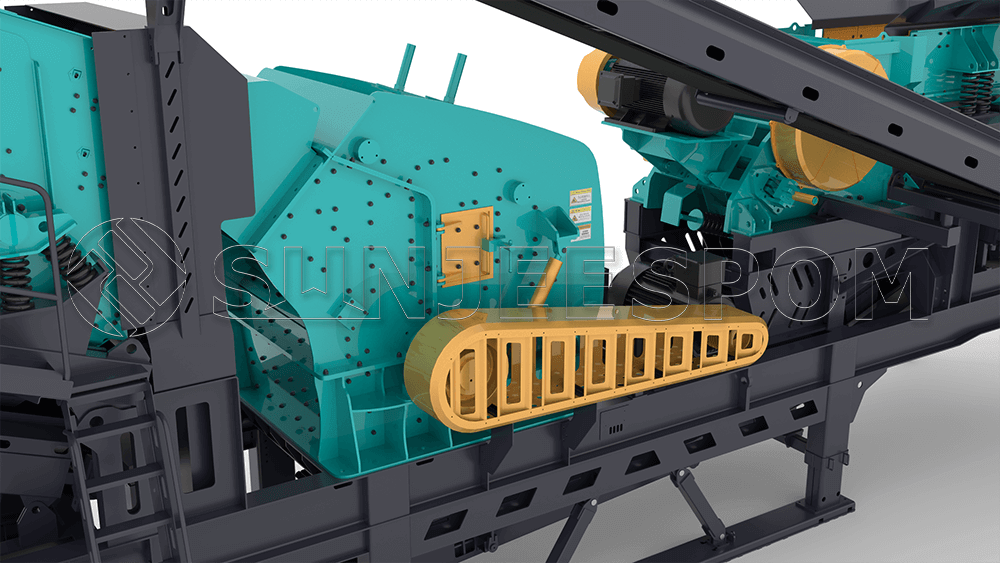 Wheel-Mounted 4-in-1 Crusher Plant