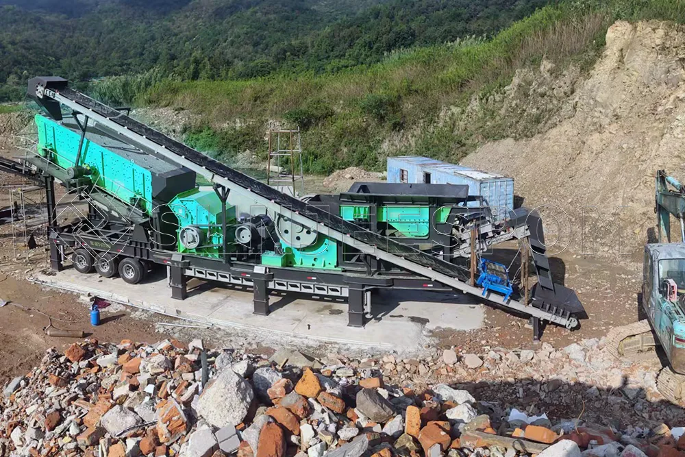 Wheel-Mounted Portable Crusher