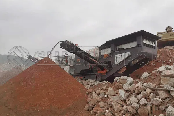Mining machinery customer site