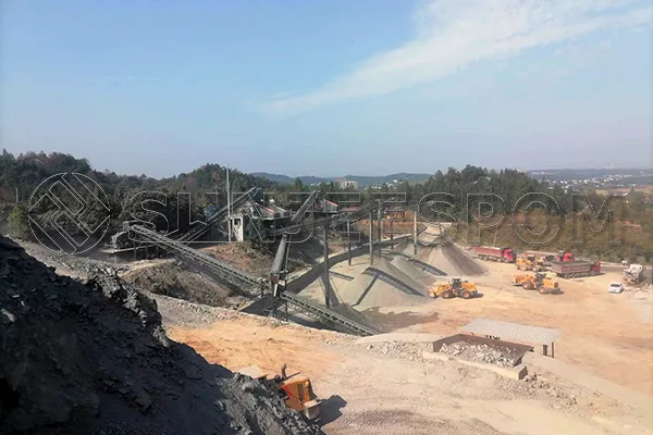 Mining machinery customer site