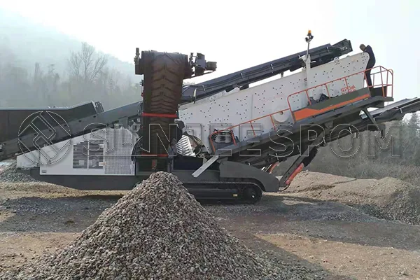 Mining machinery customer site