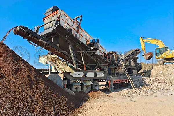 Mining machinery customer site