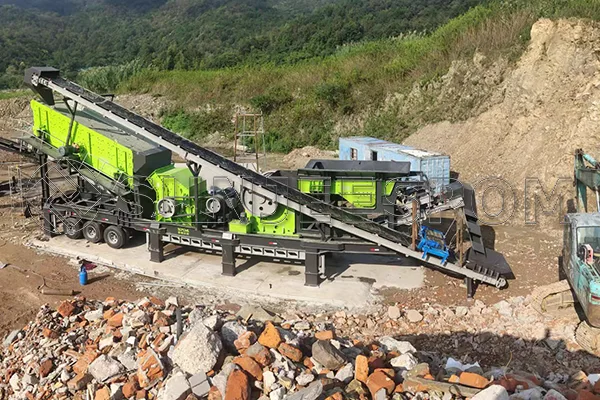 Mining machinery customer site