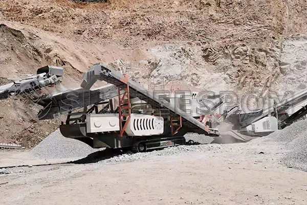 Mining machinery customer site